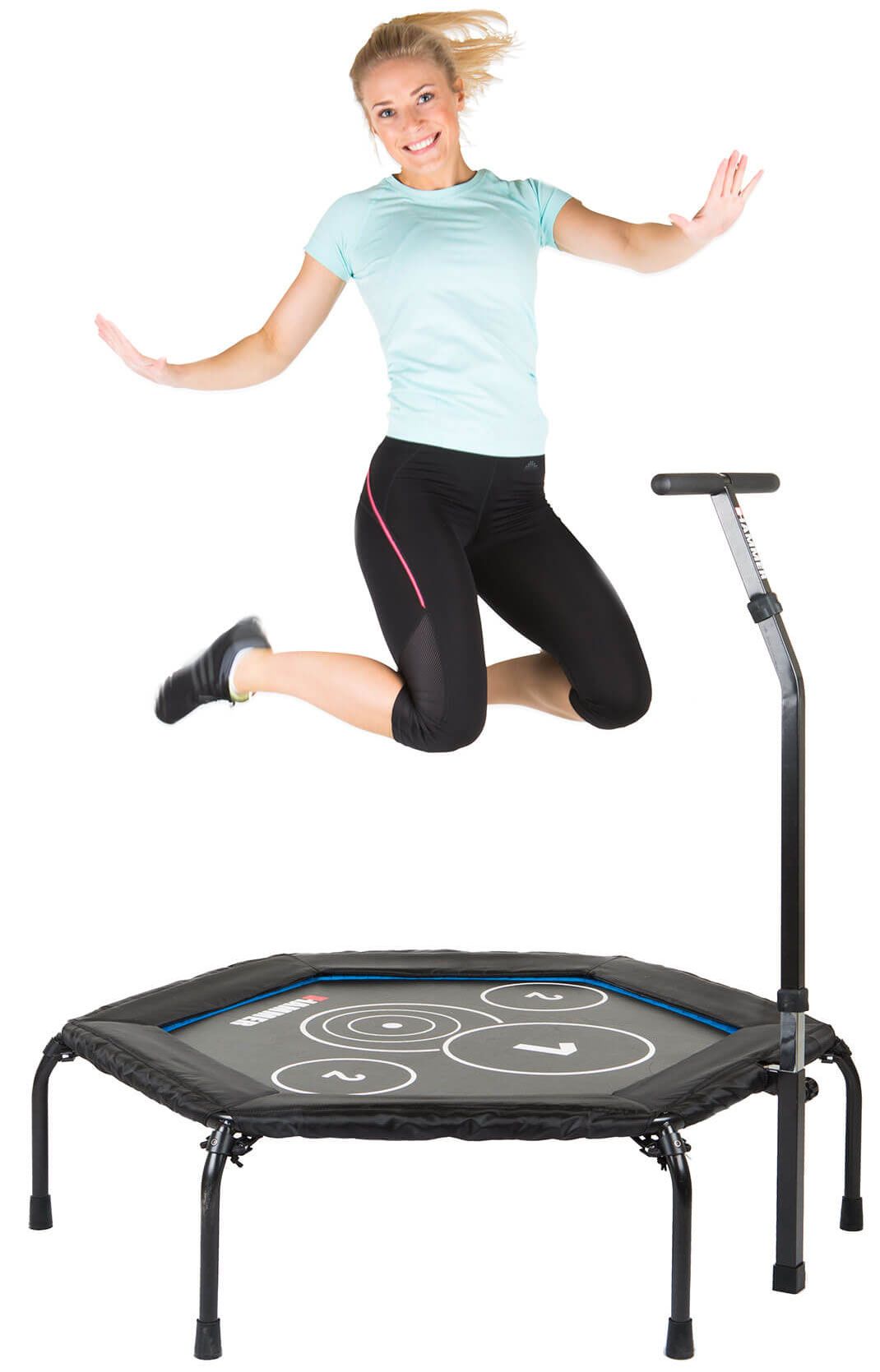 HAMMER Cross Jump fitness trampoline • with training video